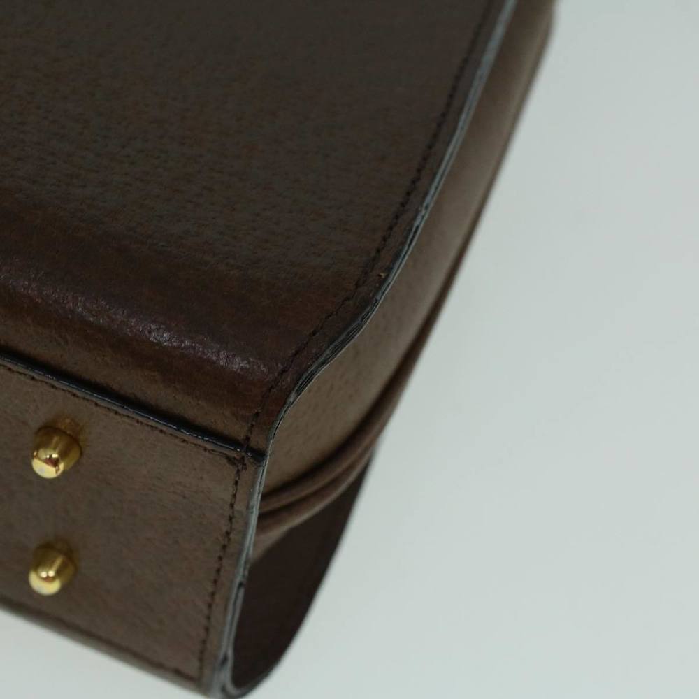 VALENTINO Hand Bag Leather Brown Auth 59910 - Picture 16 of 16